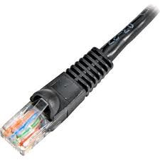 Wiretek UTP CAT5.E patch kábel 0,5m fekete (WL021BG-0.5 BL)